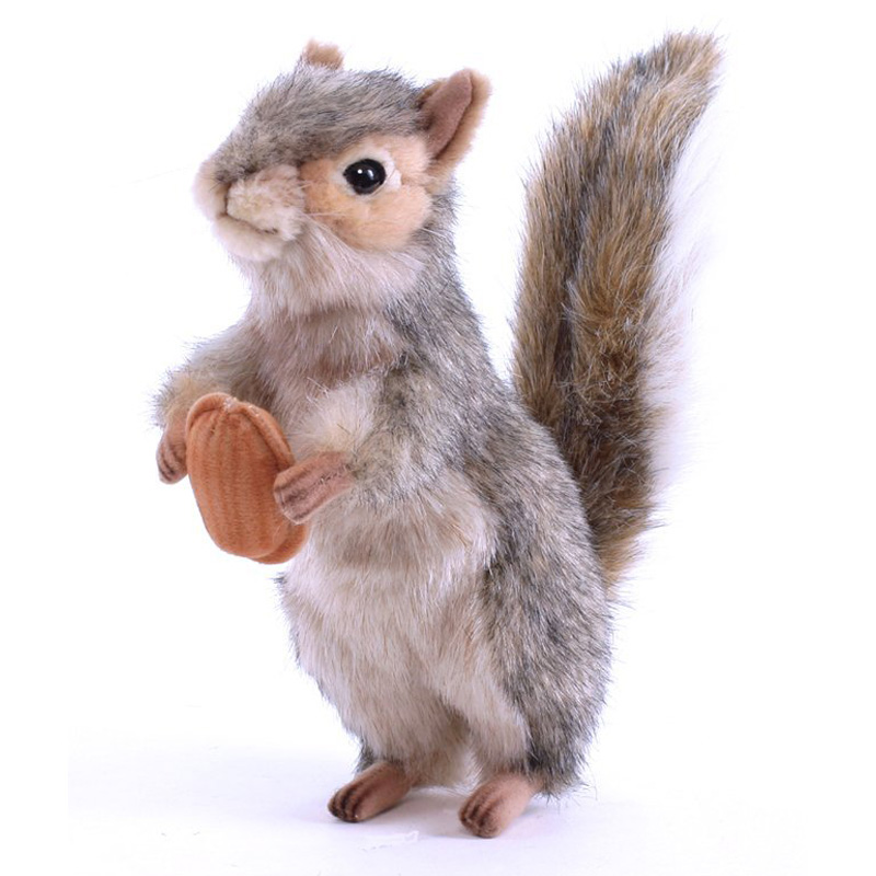 Squirrel with Nut Soft Toy by Hansa